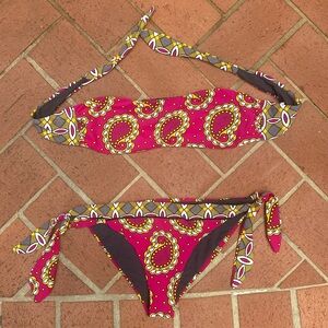 SISI mbili Bandeau Bikini Swimsuit made in Italy. 🏊‍♀️🏊‍♀️🏊‍♀️
